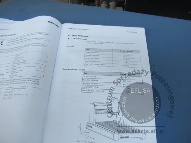 28 - Ploter frezujący Felder KG HAMMER typ HNC3 825 2024r.