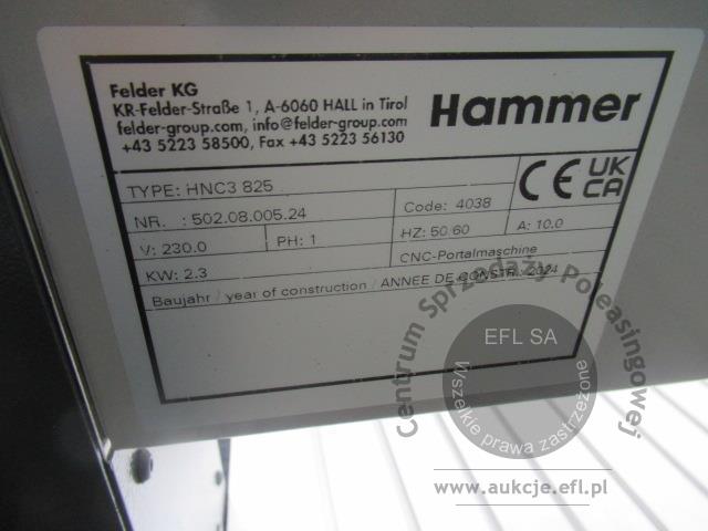 8 - Ploter frezujący Felder KG HAMMER typ HNC3 825 2024r.