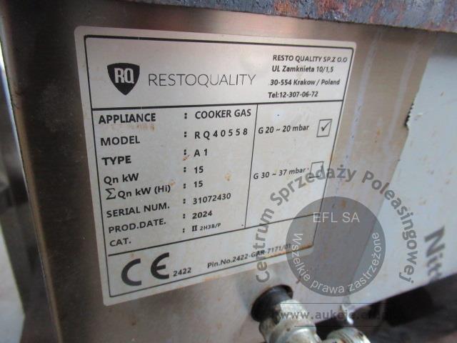 4 - Taboret gazowy 1 palnikowy Resto Quality RQ40558 2024r.