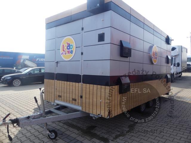 1 - Przyczepa gastronomiczna "LODY-GOFRY" TA-NO wraz z wyposażeniem 2024r.