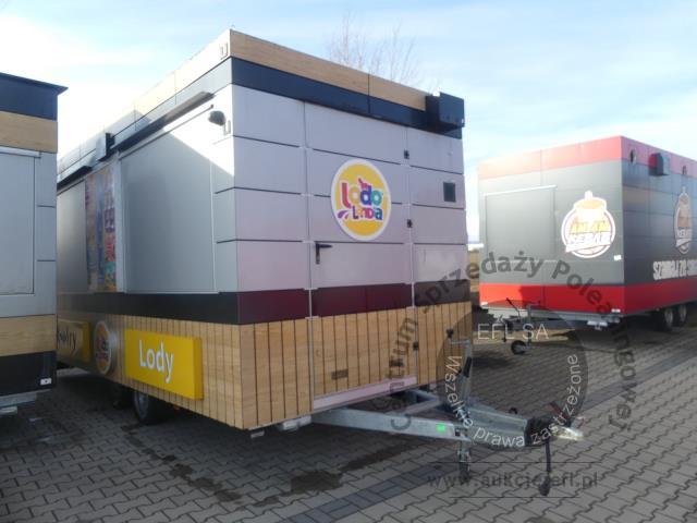 2 - Przyczepa gastronomiczna "LODY-GOFRY" TA-NO wraz z wyposażeniem 2024r.