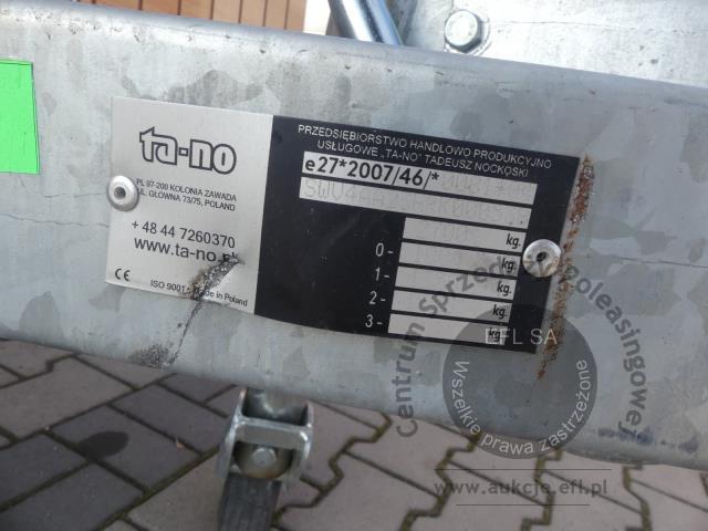 18 - Przyczepa gastronomiczna "LODY-GOFRY" TA-NO wraz z wyposażeniem 2024r.