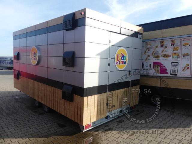 3 - Przyczepa gastronomiczna "LODY-GOFRY" TA-NO wraz z wyposażeniem 2024r.