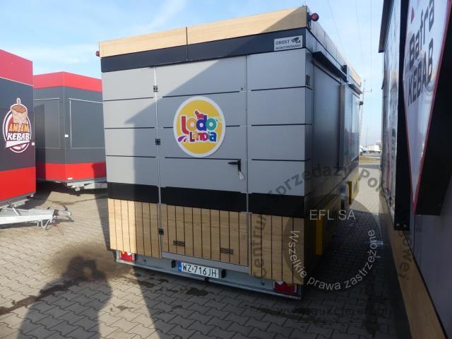4 - Przyczepa gastronomiczna "LODY-GOFRY" TA-NO wraz z wyposażeniem 2024r.