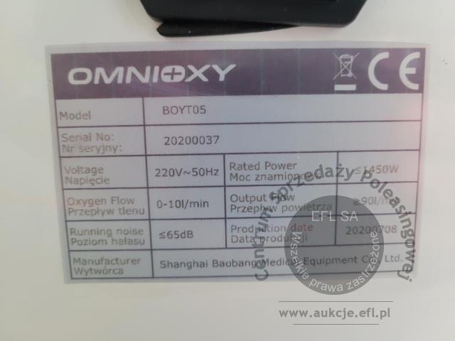 18 - Komora hiperbaryczna OMNIOXY STEEL DUO 2020r.