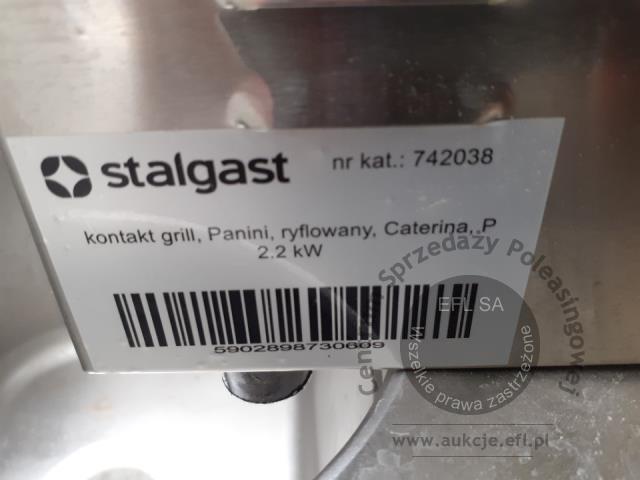6 - Kontakt grill ryflowany Stalgast 2024r.