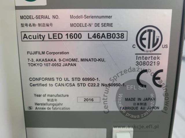 7 - Ploter Acuity II LED 1600 2016r.