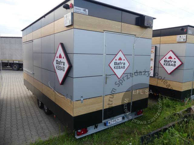 6 - Przyczepa gastronomiczna &quot;KEBAB&quot;  NIEWIADÓW B3500 2024r.
