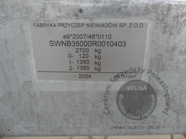 10 - Przyczepa gastronomiczna &quot;KEBAB&quot;  NIEWIADÓW B3500 2024r.