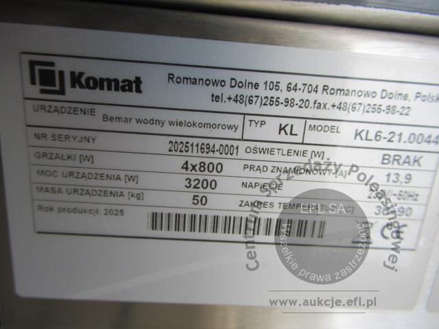 11 - Bemar wodny KOMAT Model: KL6-21.0044