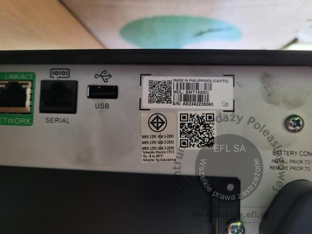 9 - Zasilacz awaryjny UPS  APC Smart  SMT1500IC
