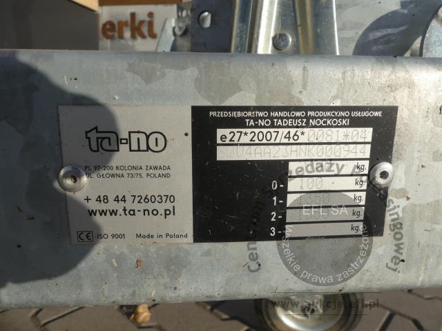 8 - Przyczepa gastronomiczna KEBAB TA-NO 2022r.