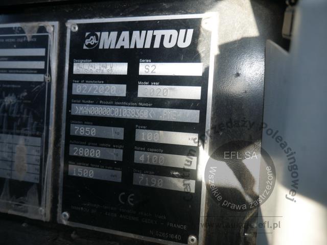 19 - Ładowarka teleskopowa Manitou MLT 741-140V 2020r.