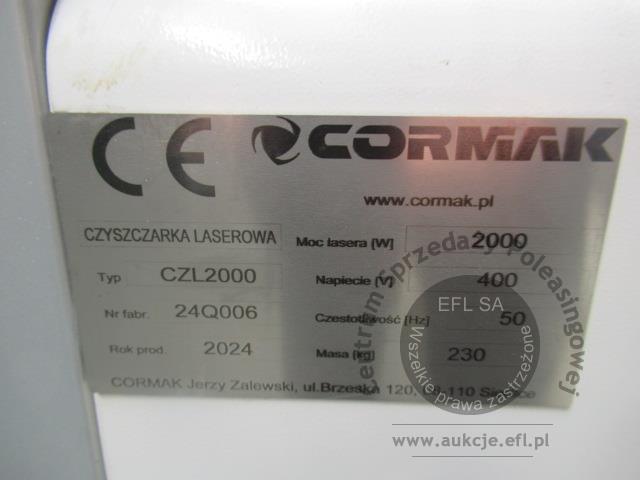 7 - Czyszczarka laserowa CORMAK typ CZL2000