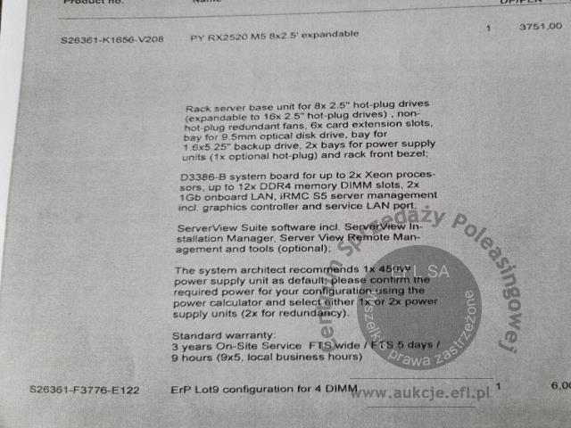 16 - Serwer Fujitsu D20