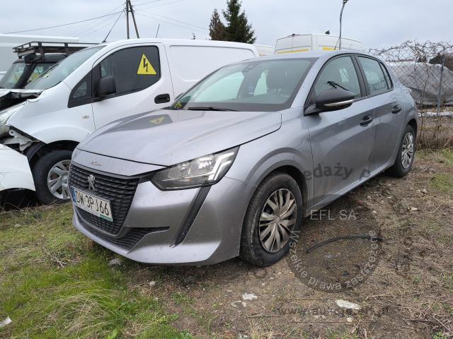 1 - Peugeot 208 1.2 PureTech Like S&amp;S 2021r. DW3PJ66 USZKODZONY UWAGA!! Pojazd znajduje się w firmie Arctos Sp. z o.o. Warszawa, Al. Krakowska 7, 02-183 Warszawa