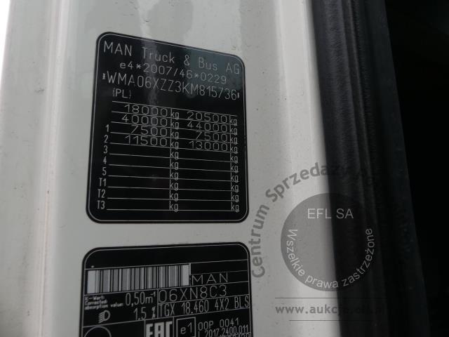 10 - MAN TGX 18.460 4X2 BLS AUTOMAT XXL 2018r.