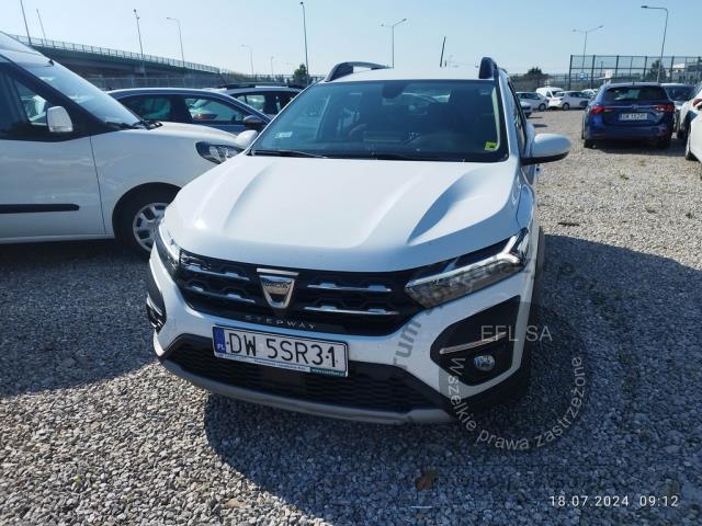 7 - Dacia Sandero Stepway 1.0 TCe Comfor 2022r. DW5SR31 UWAGA!! Pojazd znajduje się w lokalizacji: Janki, Al. Krakowska 52, 05-090 Janki