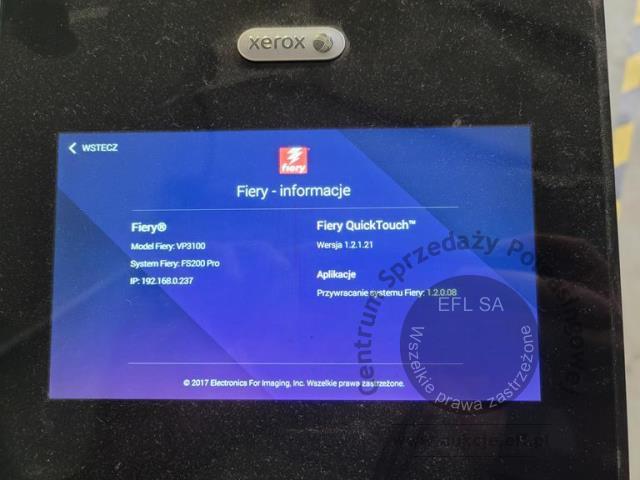 34 - Maszyna poligraficzna VERSANT 3100 PRESS 2019r.