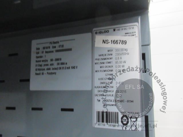 13 - Regał chłodniczy łączony IGLOO  2016r.