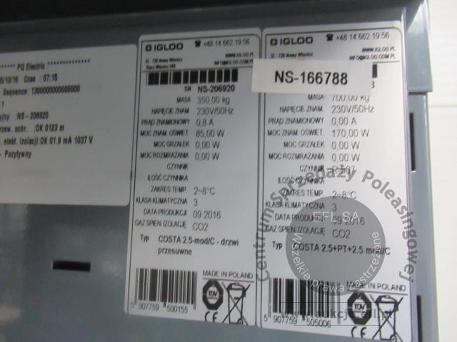 10 - Regał chłodniczy łączony IGLOO  2016r.