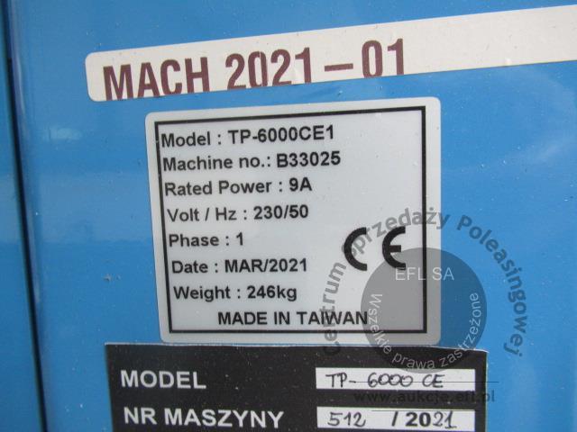8 - Wiązarka ramowa taśmą TRANSPAK model TP-6000CE-1