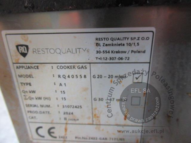 6 - Taboret gazowy 1 palnikowy Resto Quality RQ40558 2024r.