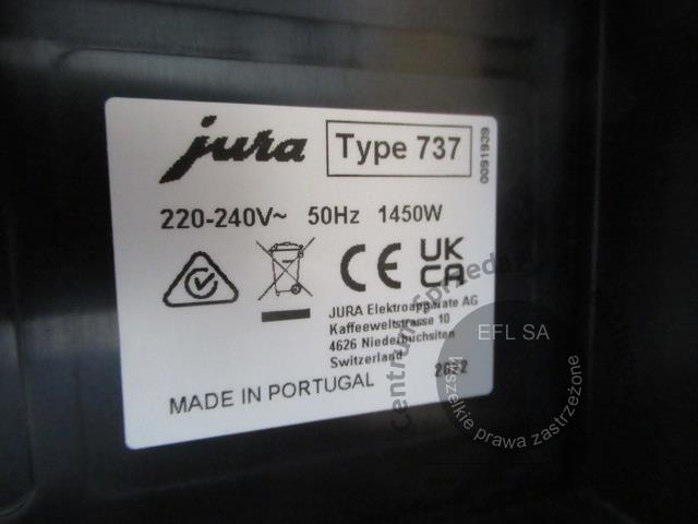 7 - Automatyczny ekspres do kawy JURA WE8 typ 737 2022r.