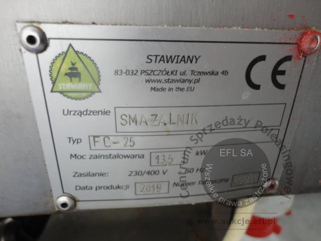 3 - Smażalnik ciśnieniowy STAWIANY typ FC-25 2019r.
