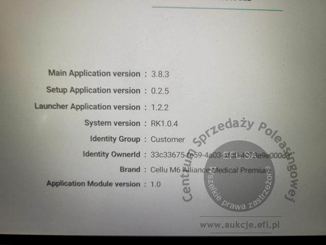 32 - Urządzenie kosmetyczne Cellu M6 ALLIANCE MEDICAL 2022r.