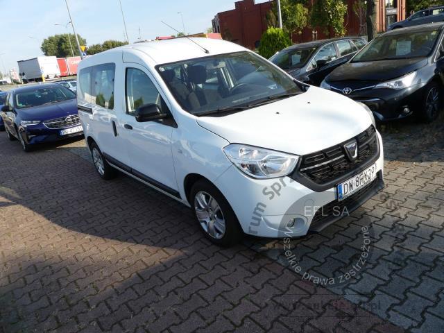 2 - DACIA DOKKER 1.5 Blue dCi Laureate 2019r. DW8FX39 UWAGA!! Pojazd znajduje się w firmie AUTO MOTO CENTRUM sp. z o.o. ul. Ostrowska 328 (przy Trasie Katowickiej) 61-312 Poznań