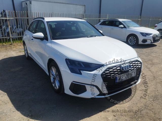 6 - Audi A3 35 TFSI mHEV S tronic 2023r. WZ401FY Pojazd znajduje się w firmie ARCTOS GROUP sp. z o.o. Al. Krakowska 7, 02-183 Warszawa