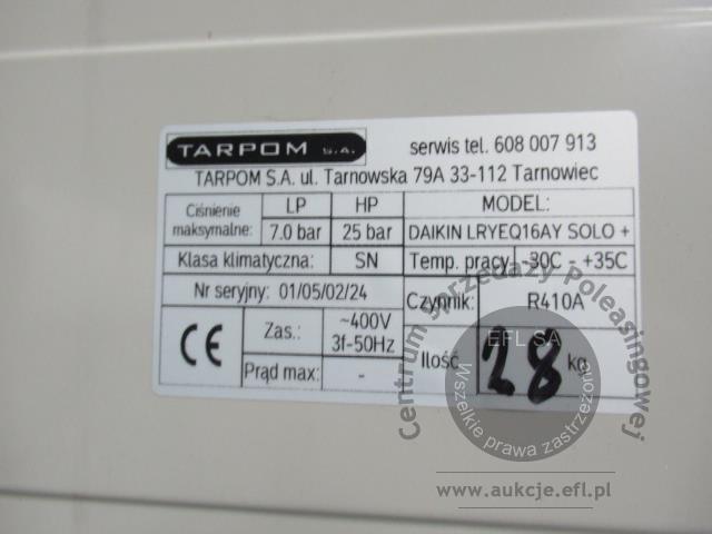 4 - Agregat chłodniczy Daikin 2024r.