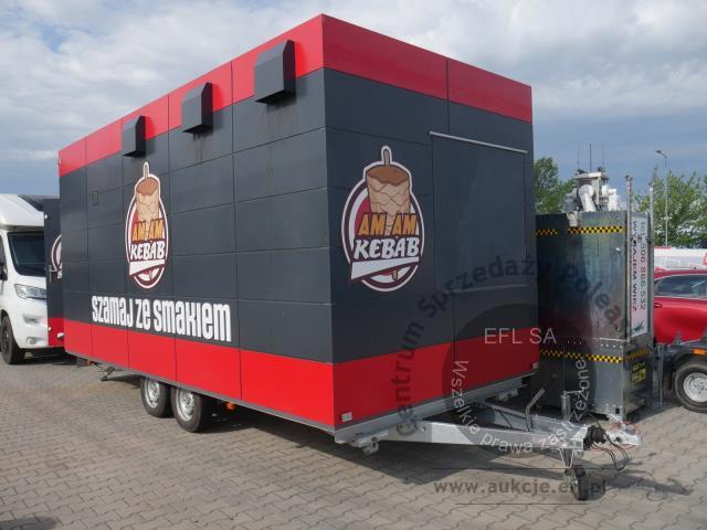 1 - Przyczepa gastronomiczna "KEBAB" Niewiadów 2024r.