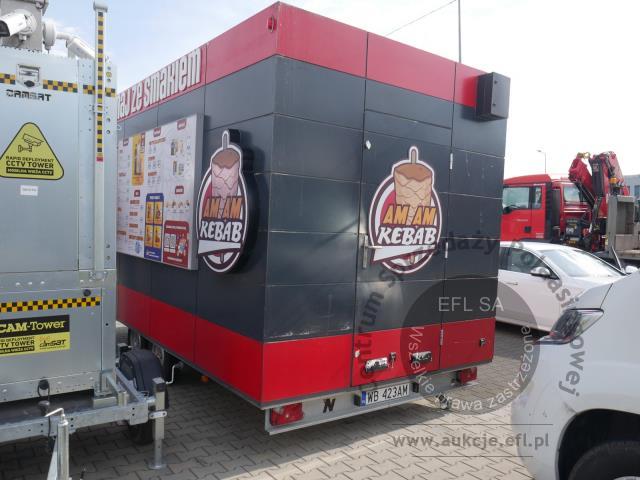 3 - Przyczepa gastronomiczna "KEBAB" Niewiadów 2024r.