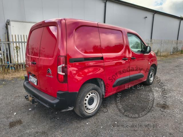 5 - Citroen Berlingo Van 1.5 BlueHDi M Clu 2021r. WW532SM USZKODZONY UWAGA!! Pojazd znajduje się w firmie Arctos Sp. z o.o. Warszawa, Al. Krakowska 7, 02-183 Warszawa