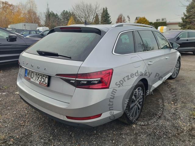 4 - Skoda Superb 2.0 TDI SCR Style DSG 2022r. WND1935C Pojazd znajduje się w firmie ARCTOS GROUP sp. z o.o. Al. Krakowska 7, 02-183 Warszawa