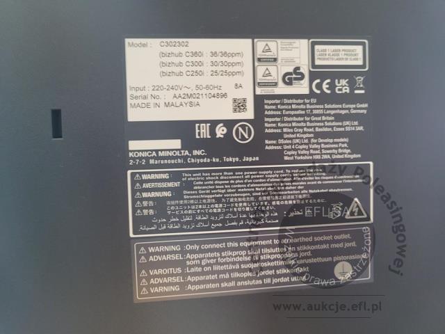 17 - Urządzenie wielofunkcyjne Konica Minolta C250i