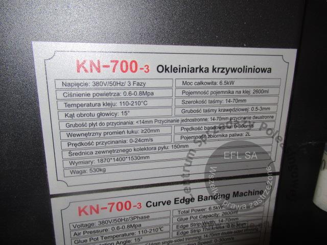 16 - Okleiniarka krzywoliniowa LAZZONI GROUP - KN 700-3