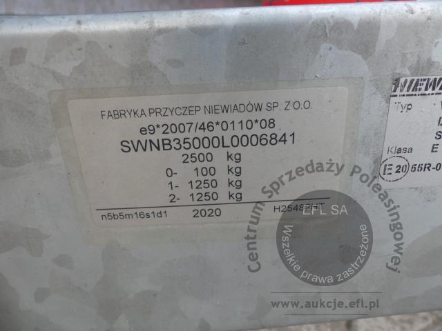 19 - Przyczepa gastronomiczna &quot;KEBAB&quot; NIEWIADÓW B3500 2020r.