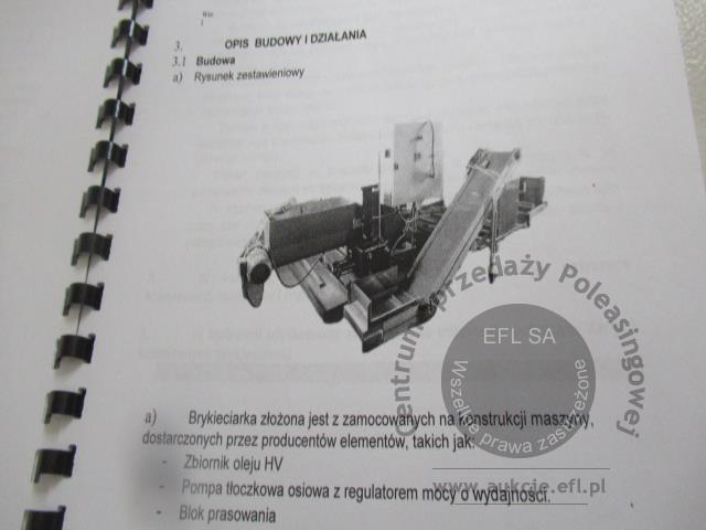 20 - Hydrauliczna prasa do brykietowania ALCHEMIK AW 60 2023r.