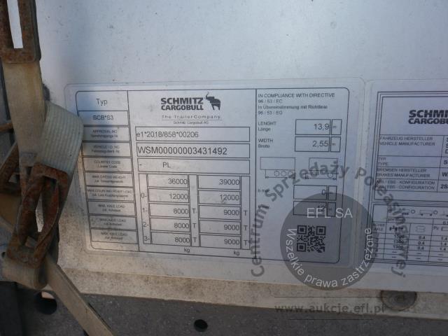 4 - SCHMITZ CARGOBULL SCS 24/L 13.62 MB VARIOS MEGA 2023r.
