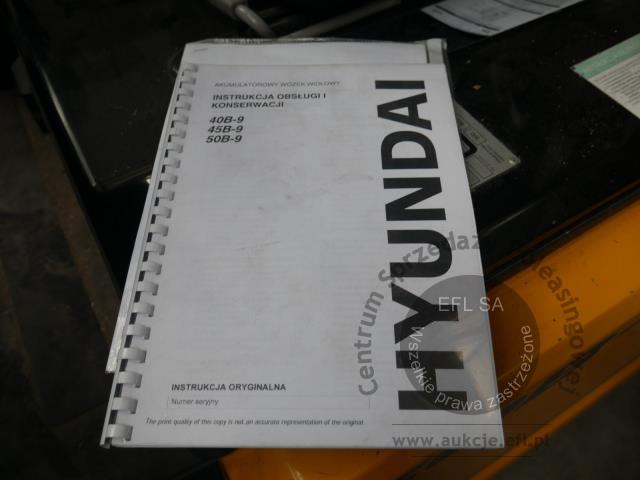 16 - Wózek widłowy elektryczny HYUNDAI 50B-9 2020r.