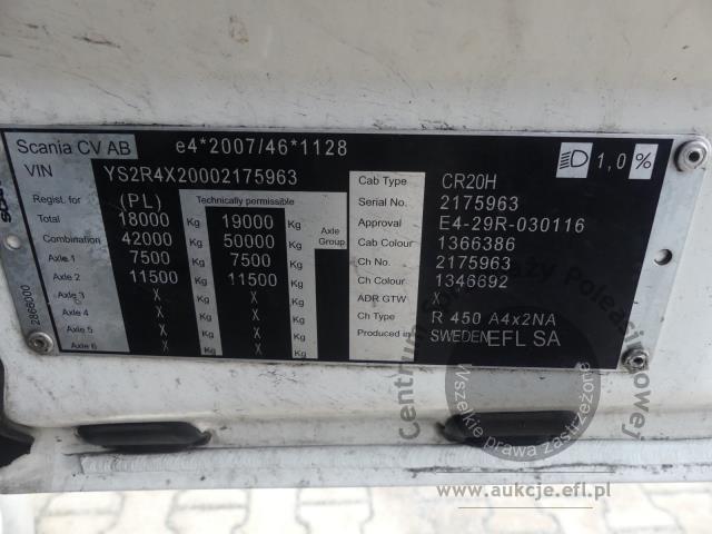 15 - SCANIA R450 A4X2NA AUTOMAT 2020r.