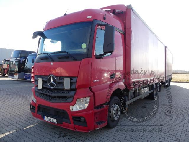 1 - MERCEDES - BENZ ACTROS 2543 BLUETEC 6 2015r., TROUILLET VK1C2 2015r.
