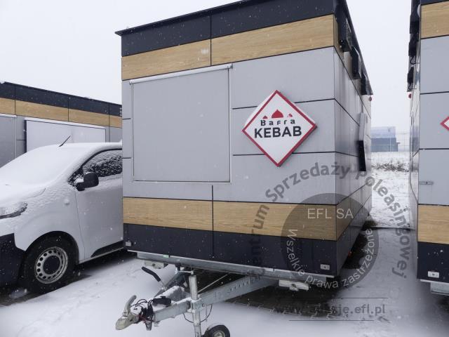 2 - Przyczepa gastronomiczna "KEBAB"  NIEWIADÓW  2023r.