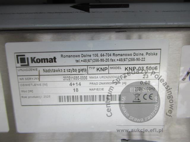6 - Bemar wodny KOMAT Model: KL 6-21.0033 i KL6-21.022