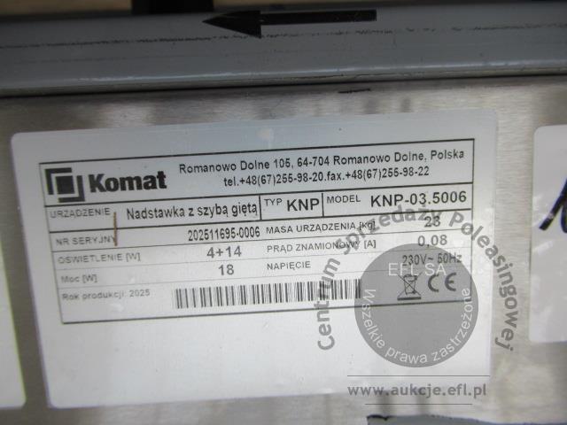 8 - Bemar wodny KOMAT Model: KL 6-21.0033 i KL6-21.022