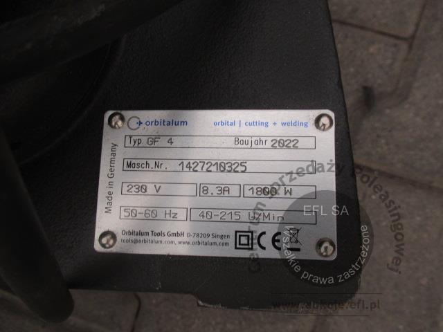 8 - Przecinarka orbitalna do rur Orbitalum Tools GmbH typ GF 4 2022r.