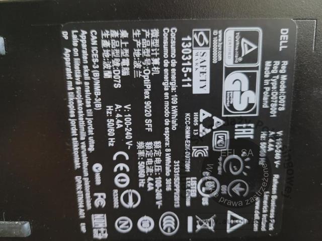 9 - Komputer stacjonarny Dell Optiplex 9020